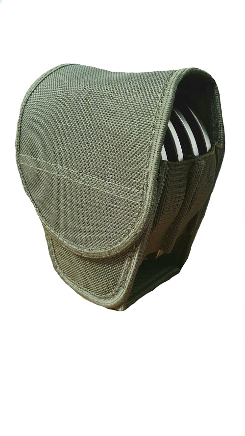 AUTHORITIES DOUBLE HANDCUFF Pouch OLIVE