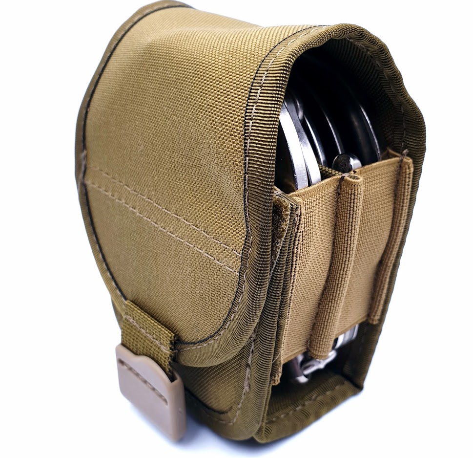 Authorities PRO DOUBLE Handcuff Pouch Coyote Tan