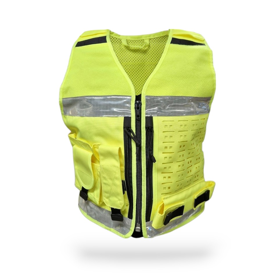 Authorities Gear HI-VIZ EQUIPMENT VEST YELLOW