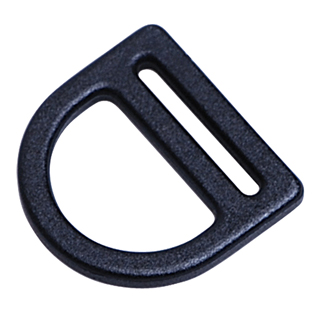 Double D-ring NIR Black 20 mm