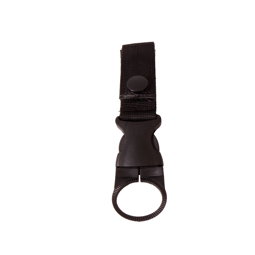 Drinking bottle belt keeper black