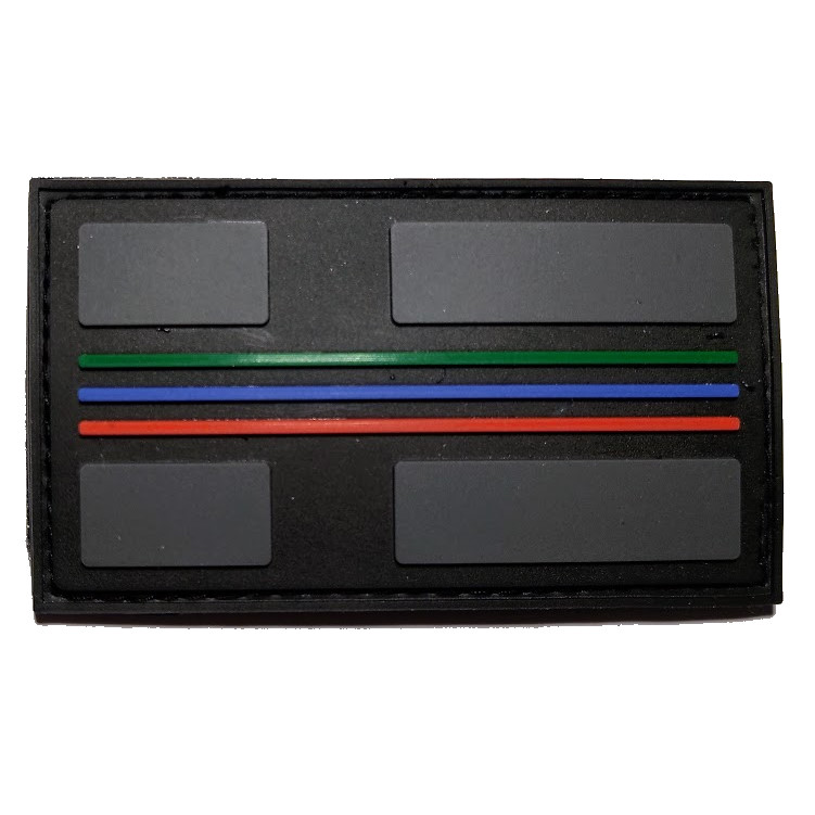 The Thin Trinity Velcro Patch 3D