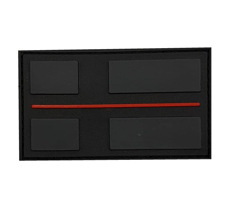 Thin Red Line Patch 3D