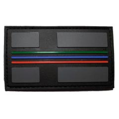 The Thin Trinity Velcro Patch 3D