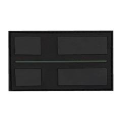 Thin Military Green Line Patch 3D