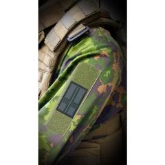 Thin Military Green Line Patch 3D